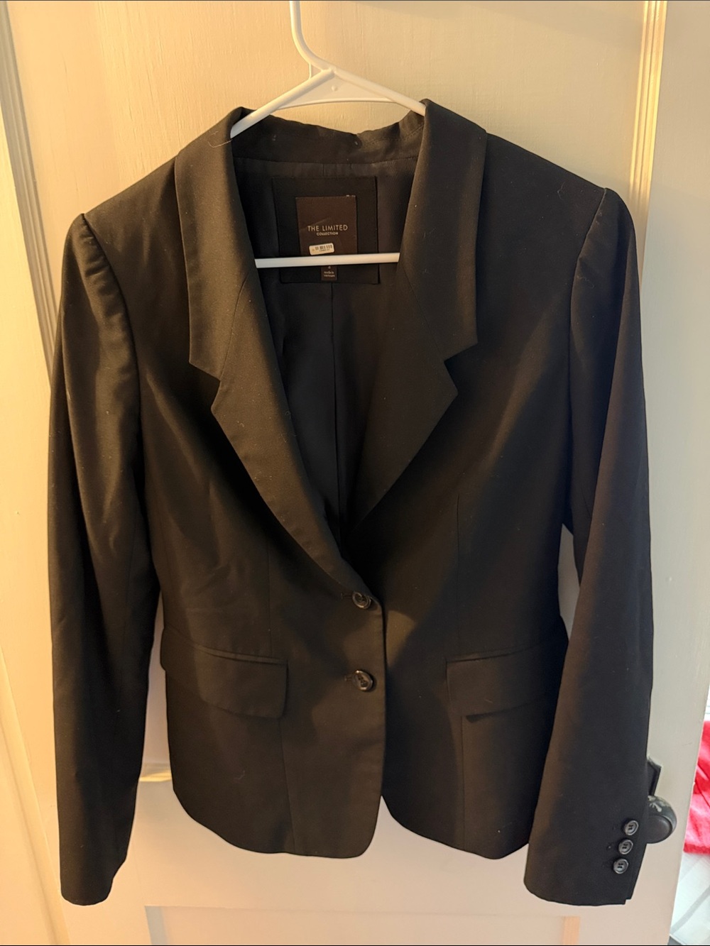 The Limited Black Women's Classic Two-Button Blazer
